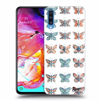 Picasee ULTIMATE CASE pentru Samsung Galaxy A70 A705F - Butterflies
