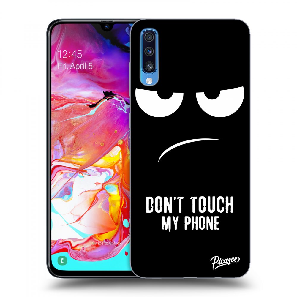 Picasee ULTIMATE CASE pentru Samsung Galaxy A70 A705F - Don't Touch My Phone