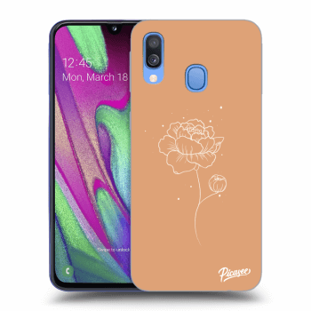 Husă pentru Samsung Galaxy A40 A405F - Peonies