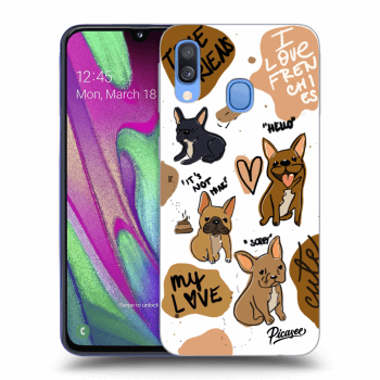 Picasee ULTIMATE CASE pentru Samsung Galaxy A40 A405F - Frenchies