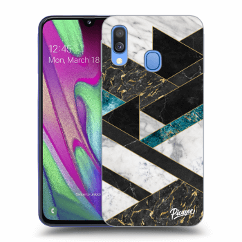 Husă pentru Samsung Galaxy A40 A405F - Dark geometry