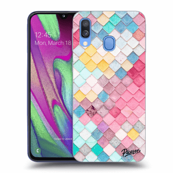 Husă pentru Samsung Galaxy A40 A405F - Colorful roof