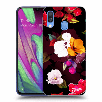 Husă pentru Samsung Galaxy A40 A405F - Flowers and Berries