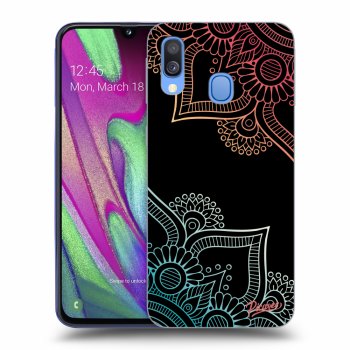 Husă pentru Samsung Galaxy A40 A405F - Flowers pattern