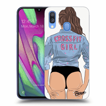Picasee ULTIMATE CASE pentru Samsung Galaxy A40 A405F - Crossfit girl - nickynellow