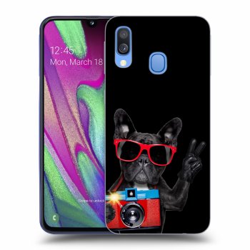 Husă pentru Samsung Galaxy A40 A405F - French Bulldog