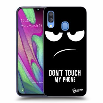 Picasee ULTIMATE CASE pentru Samsung Galaxy A40 A405F - Don't Touch My Phone