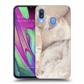 Husă pentru Samsung Galaxy A40 A405F - Cream marble