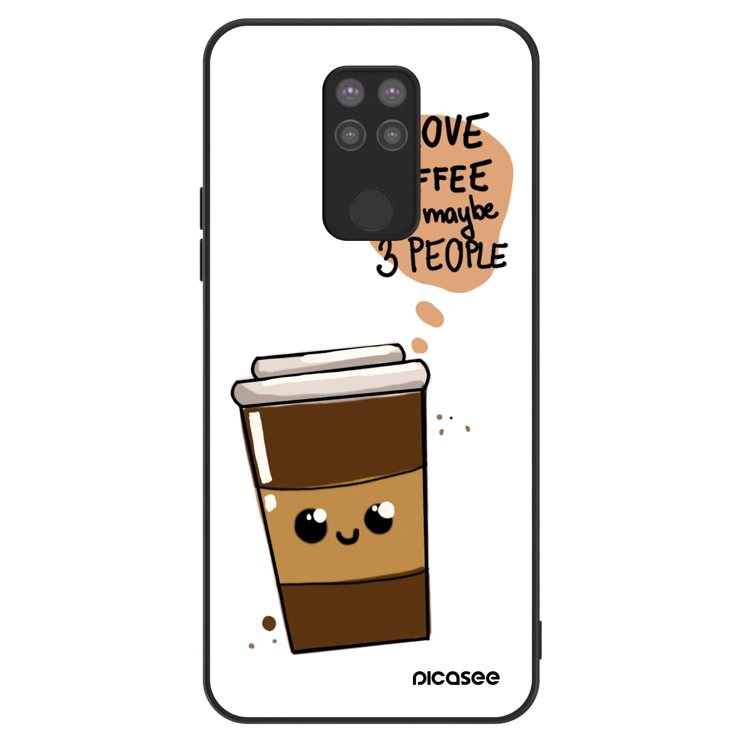 Picasee ULTIMATE CASE pentru Xiaomi Redmi Note 9 - Cute coffee
