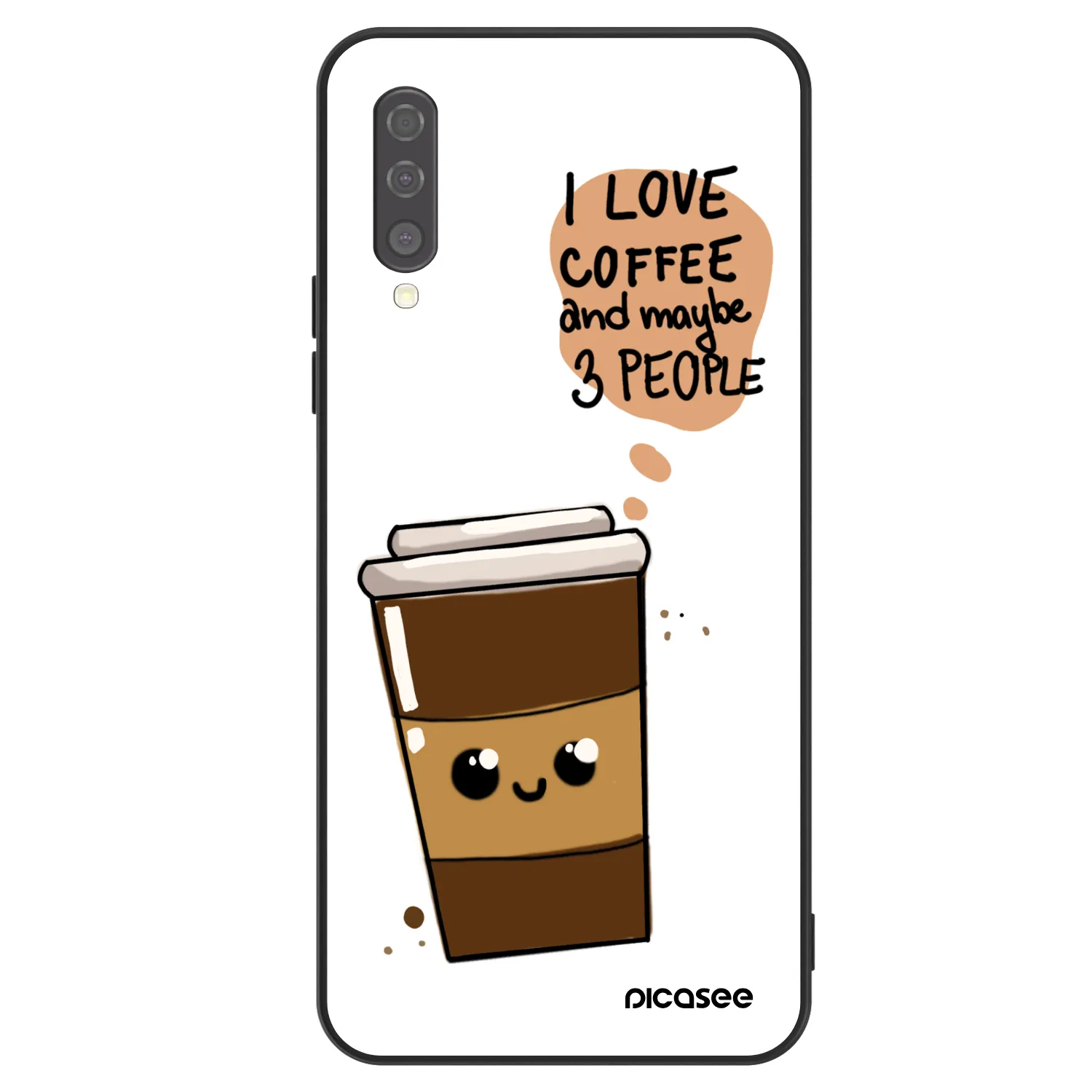 Picasee ULTIMATE CASE pentru Samsung Galaxy A50 A505F - Cute coffee