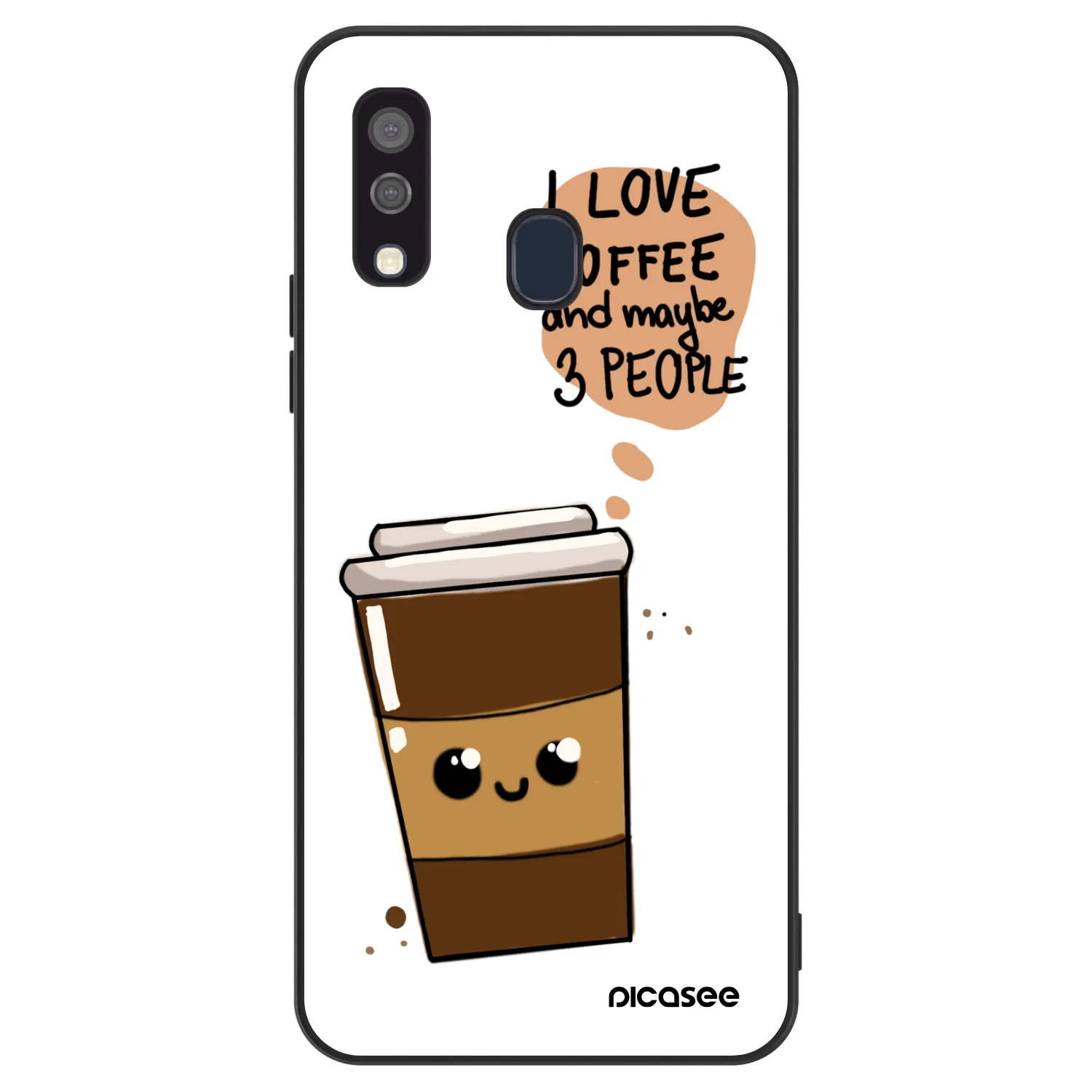 Picasee ULTIMATE CASE pentru Samsung Galaxy A40 A405F - Cute coffee