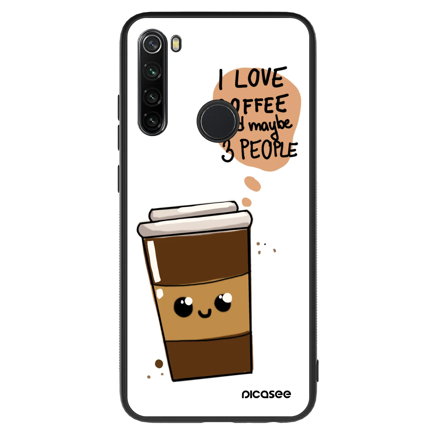 Picasee ULTIMATE CASE pentru Xiaomi Redmi Note 8 - Cute coffee