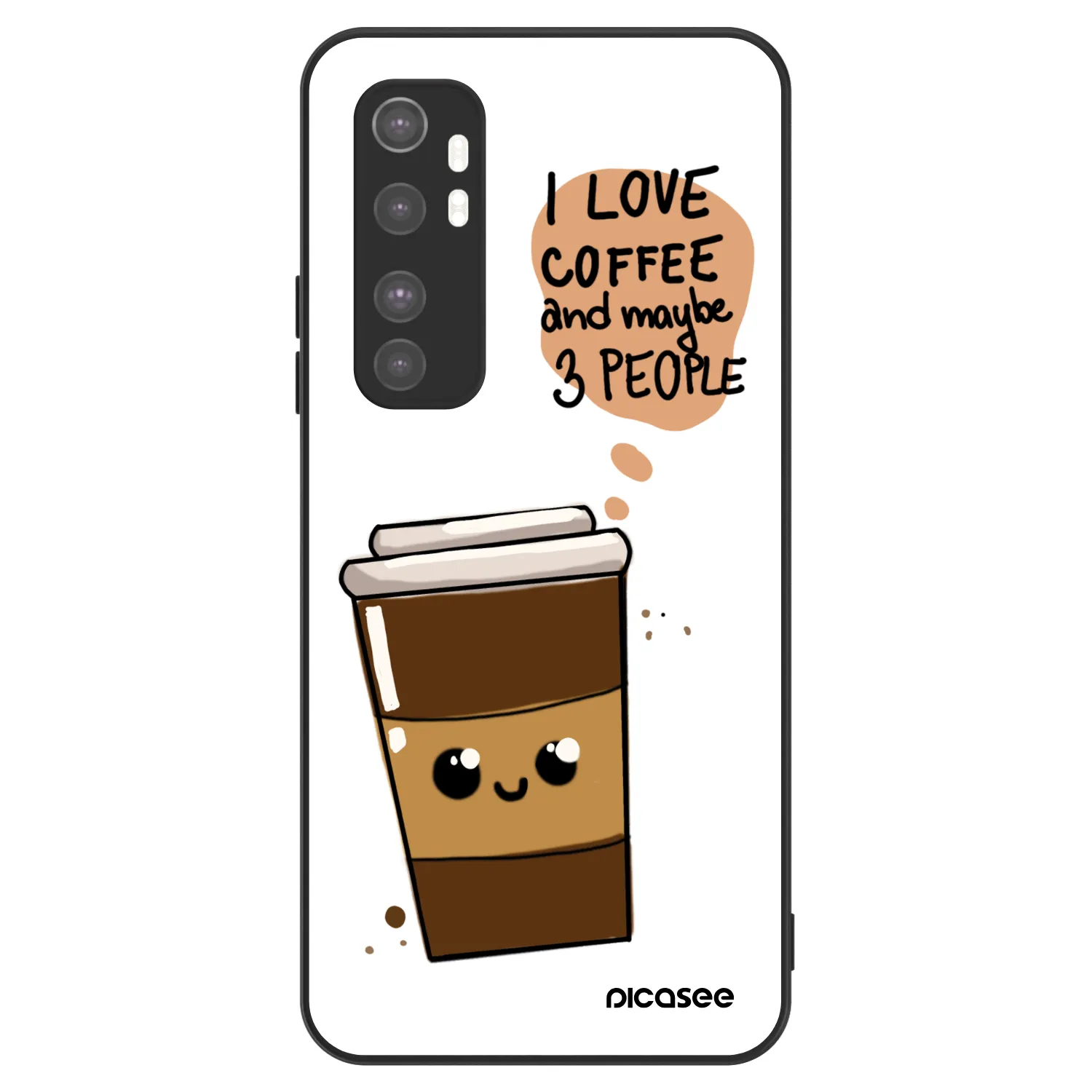 Picasee ULTIMATE CASE pentru Xiaomi Mi Note 10 Lite - Cute coffee