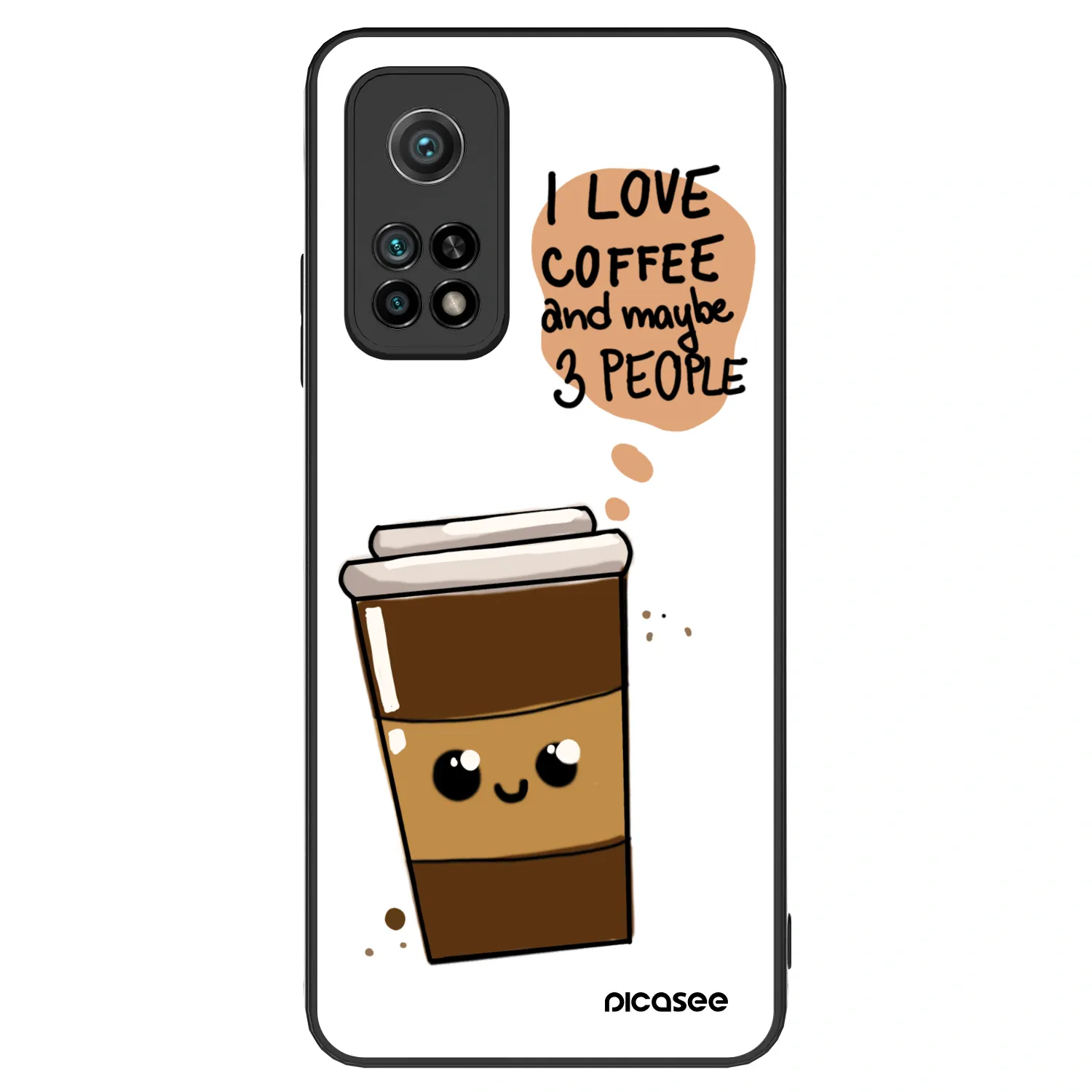 Picasee ULTIMATE CASE pentru Xiaomi Mi 10T Pro - Cute coffee