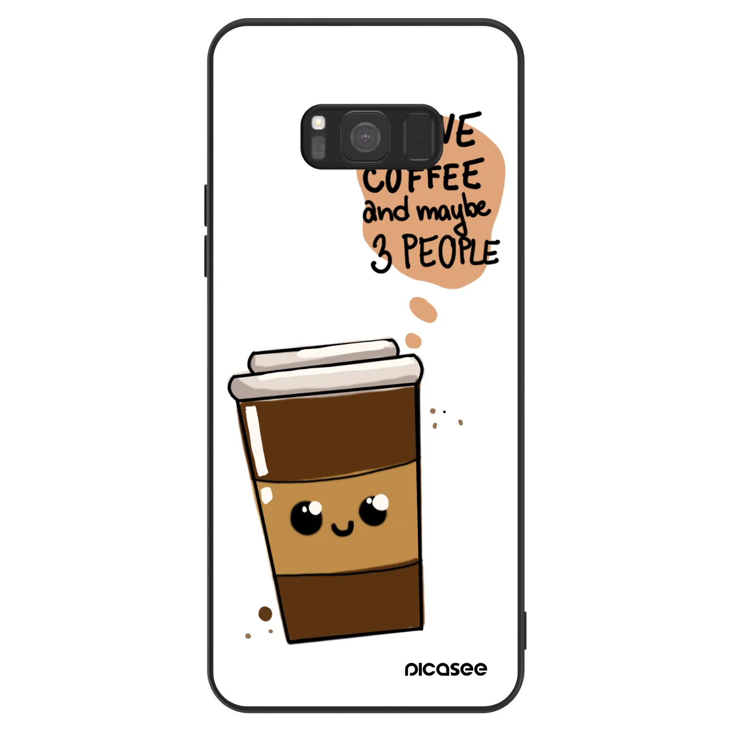 Picasee ULTIMATE CASE pentru Samsung Galaxy S8 G950F - Cute coffee