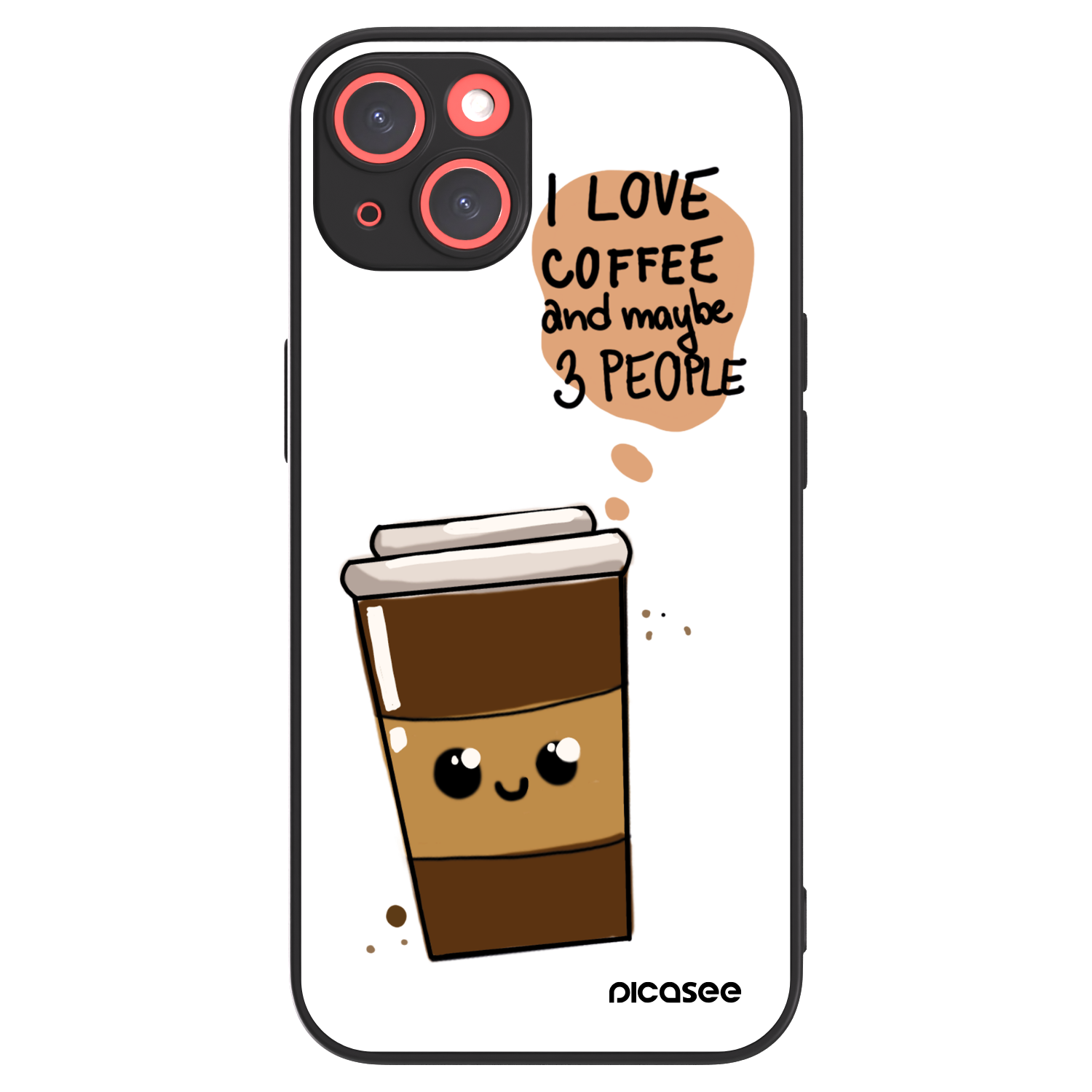 Picasee ULTIMATE CASE pentru Apple iPhone 13 - Cute coffee