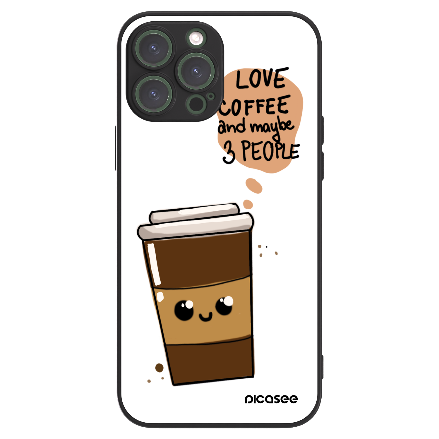 Picasee ULTIMATE CASE pentru Apple iPhone 13 Pro Max - Cute coffee