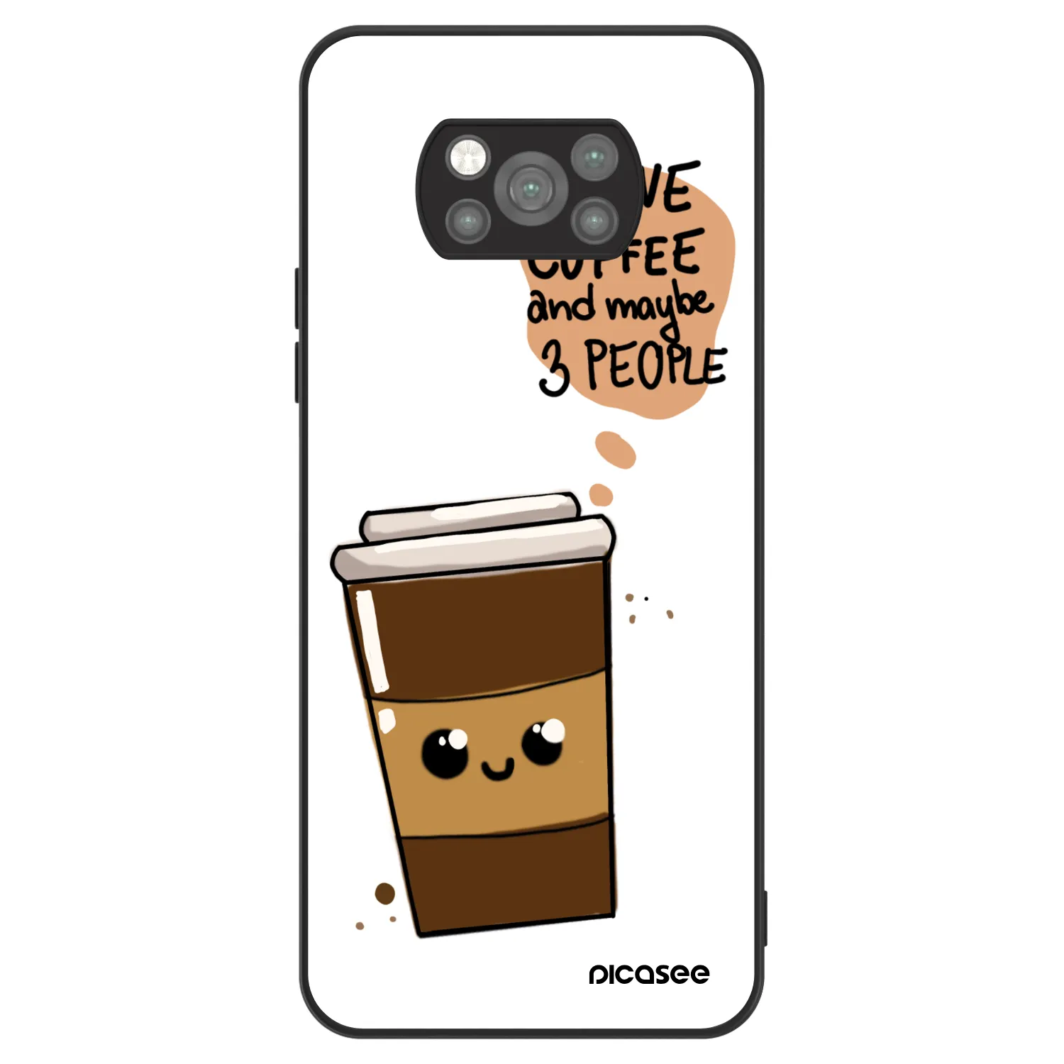 Picasee ULTIMATE CASE pentru Xiaomi Poco X3 Pro - Cute coffee