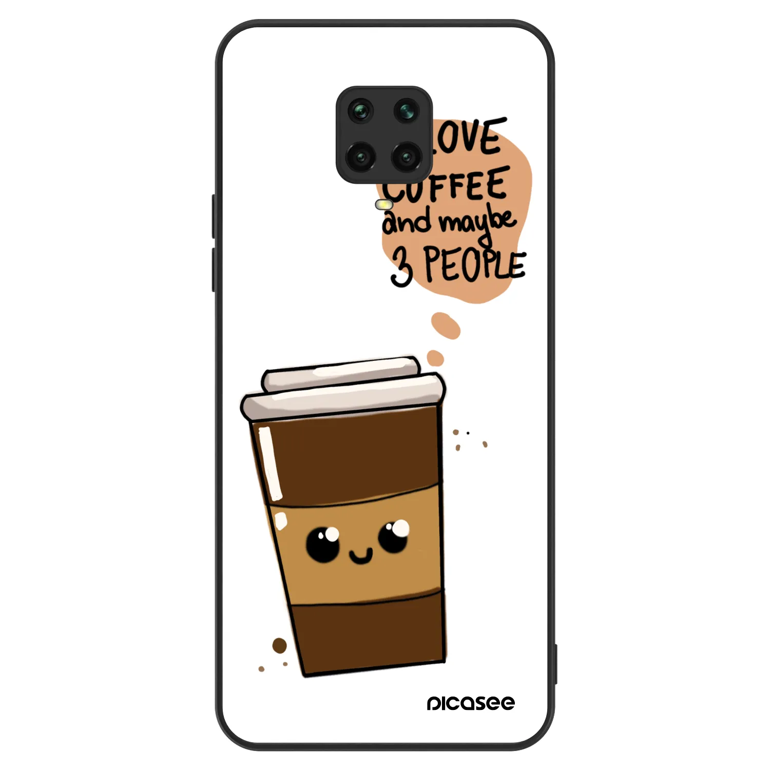 Picasee ULTIMATE CASE pentru Xiaomi Redmi Note 9S - Cute coffee