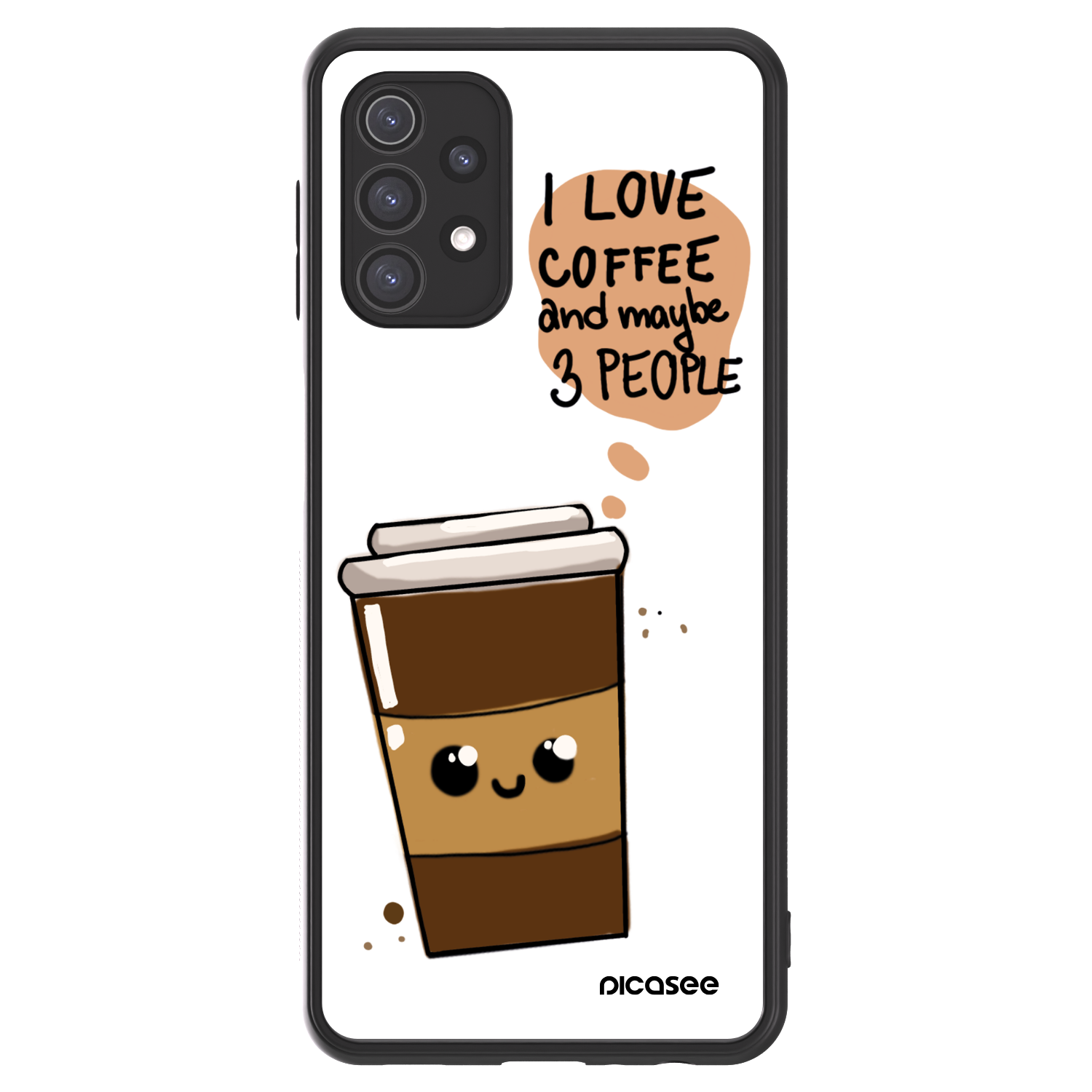 Picasee ULTIMATE CASE pentru Samsung Galaxy A32 5G A326B - Cute coffee