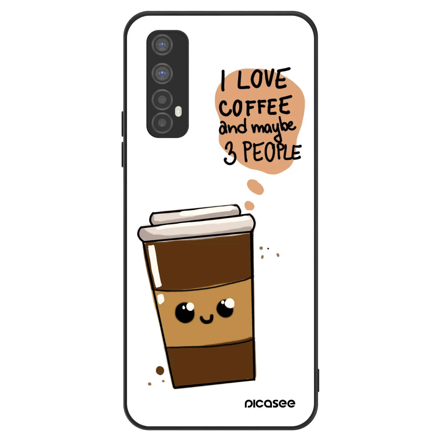 Picasee ULTIMATE CASE pentru Realme 7 - Cute coffee