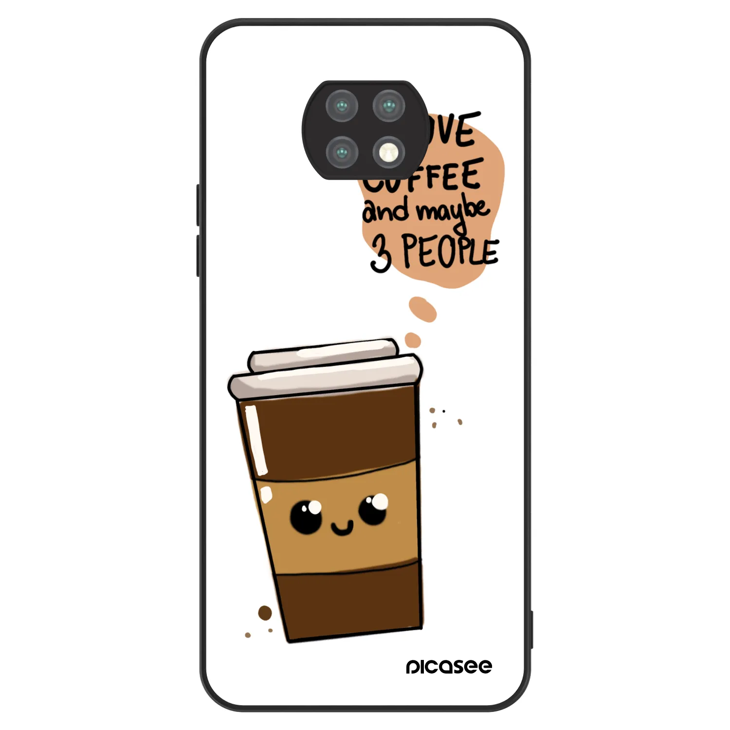 Picasee ULTIMATE CASE pentru Xiaomi Redmi Note 9T - Cute coffee