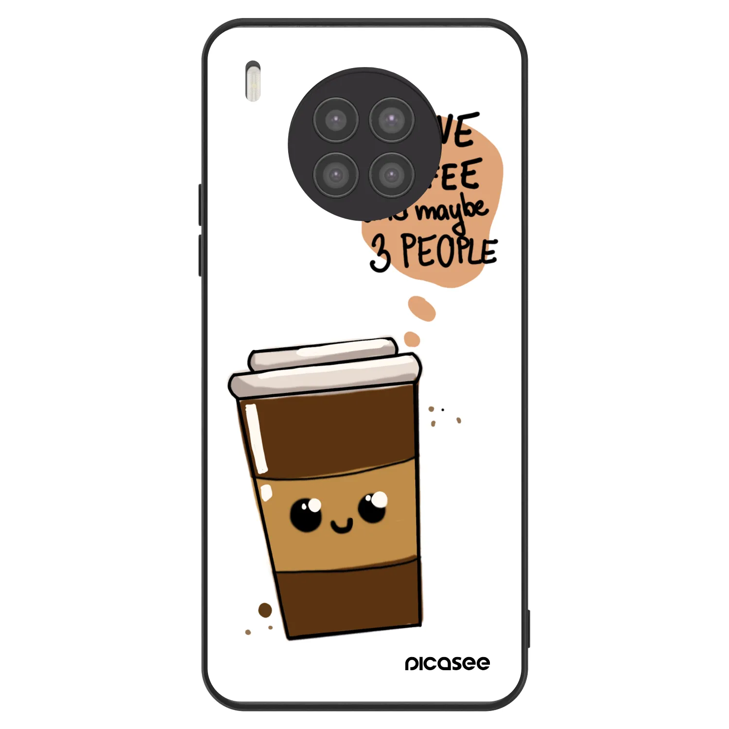 Picasee ULTIMATE CASE pentru Huawei Nova 8i - Cute coffee
