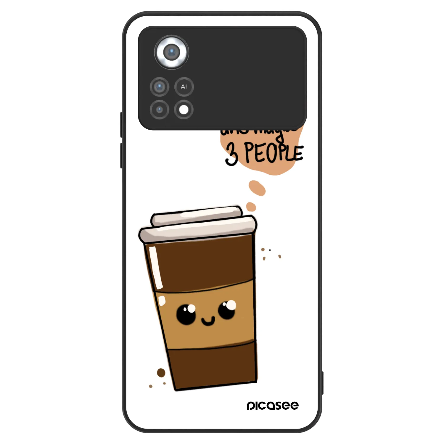 Picasee ULTIMATE CASE pentru Xiaomi Poco X4 Pro 5G - Cute coffee