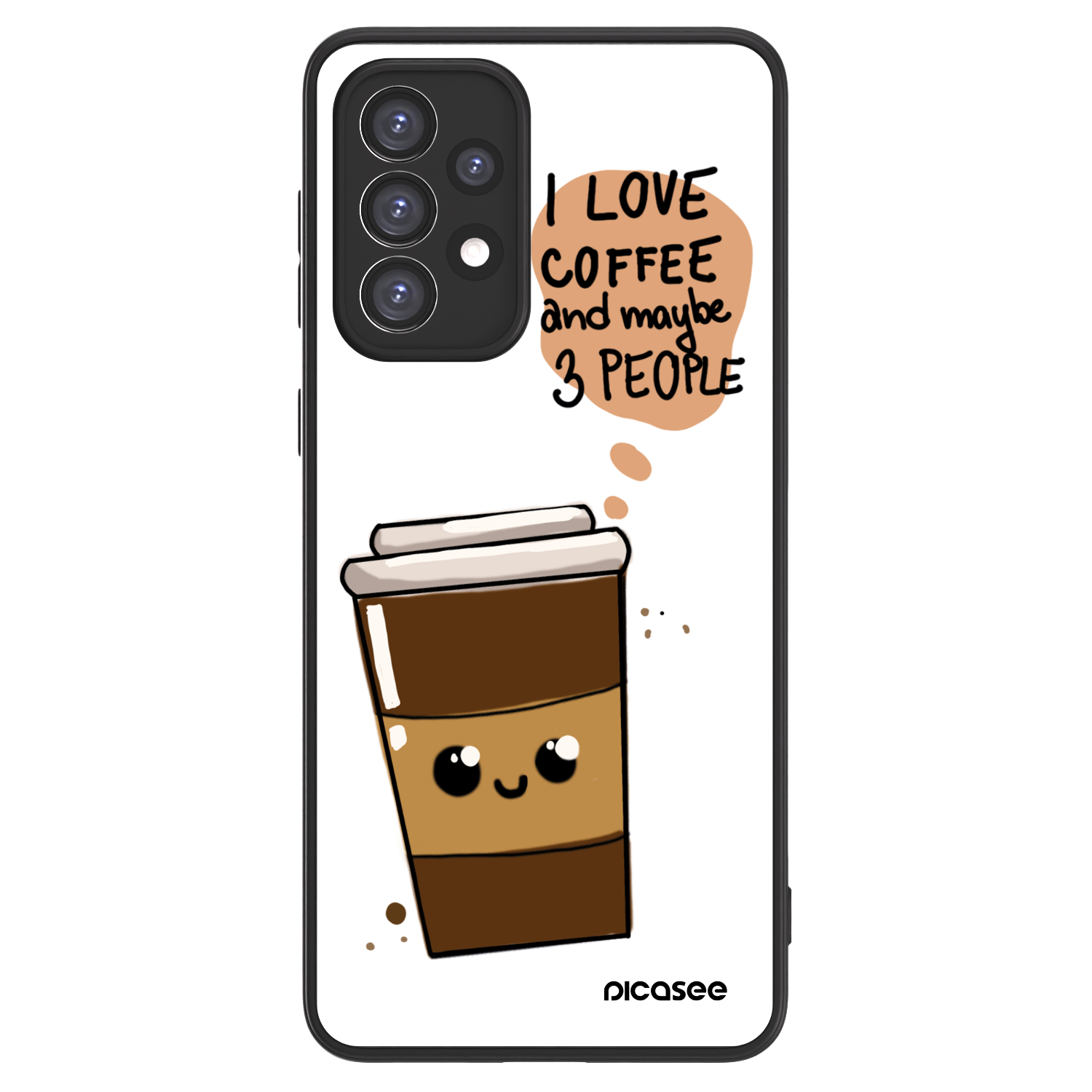 Picasee ULTIMATE CASE pentru Samsung Galaxy A33 5G A336 - Cute coffee