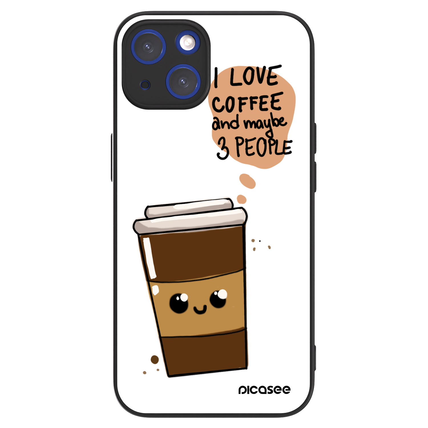Picasee ULTIMATE CASE pentru Apple iPhone 14 - Cute coffee