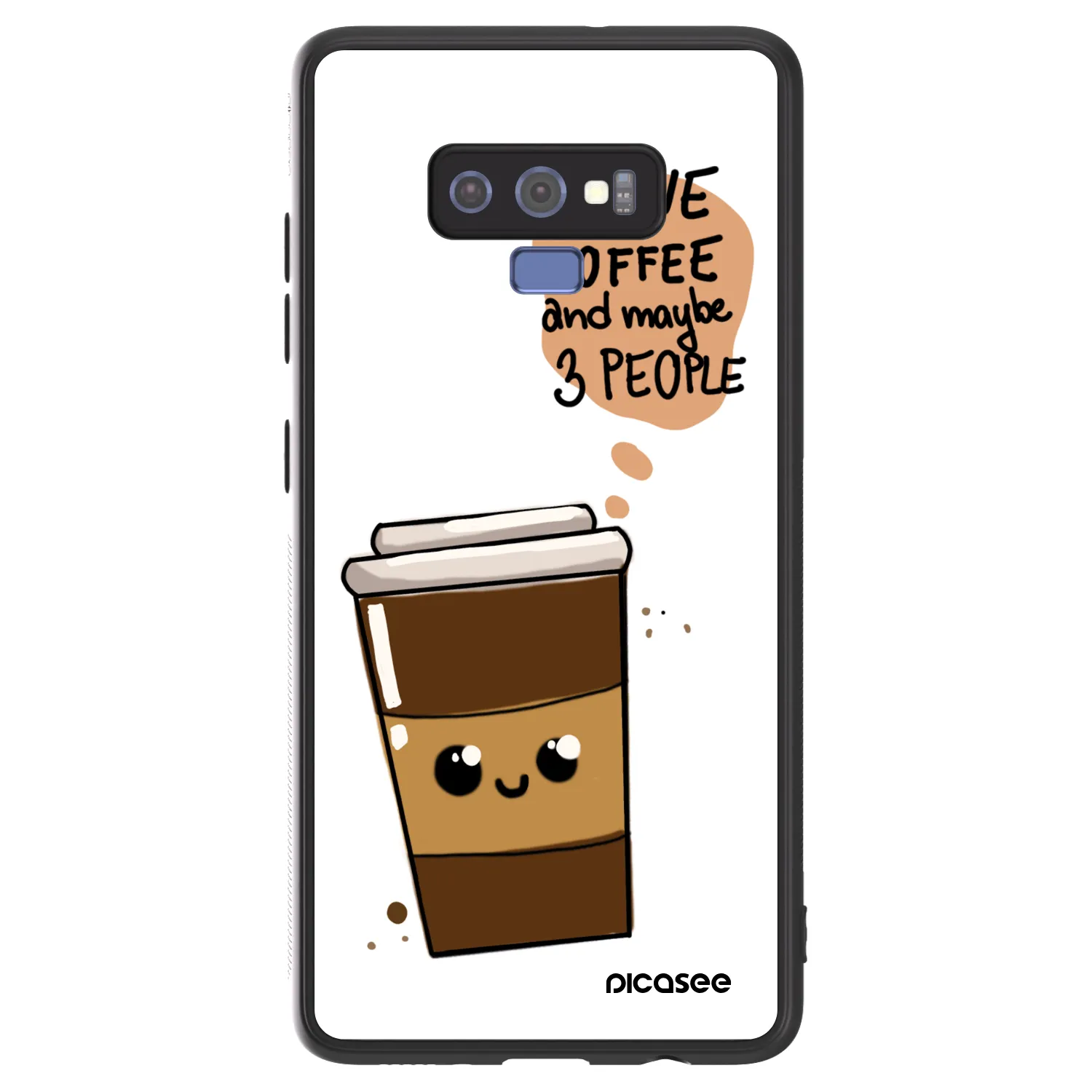Picasee ULTIMATE CASE pentru Samsung Galaxy Note 9 N960F - Cute coffee