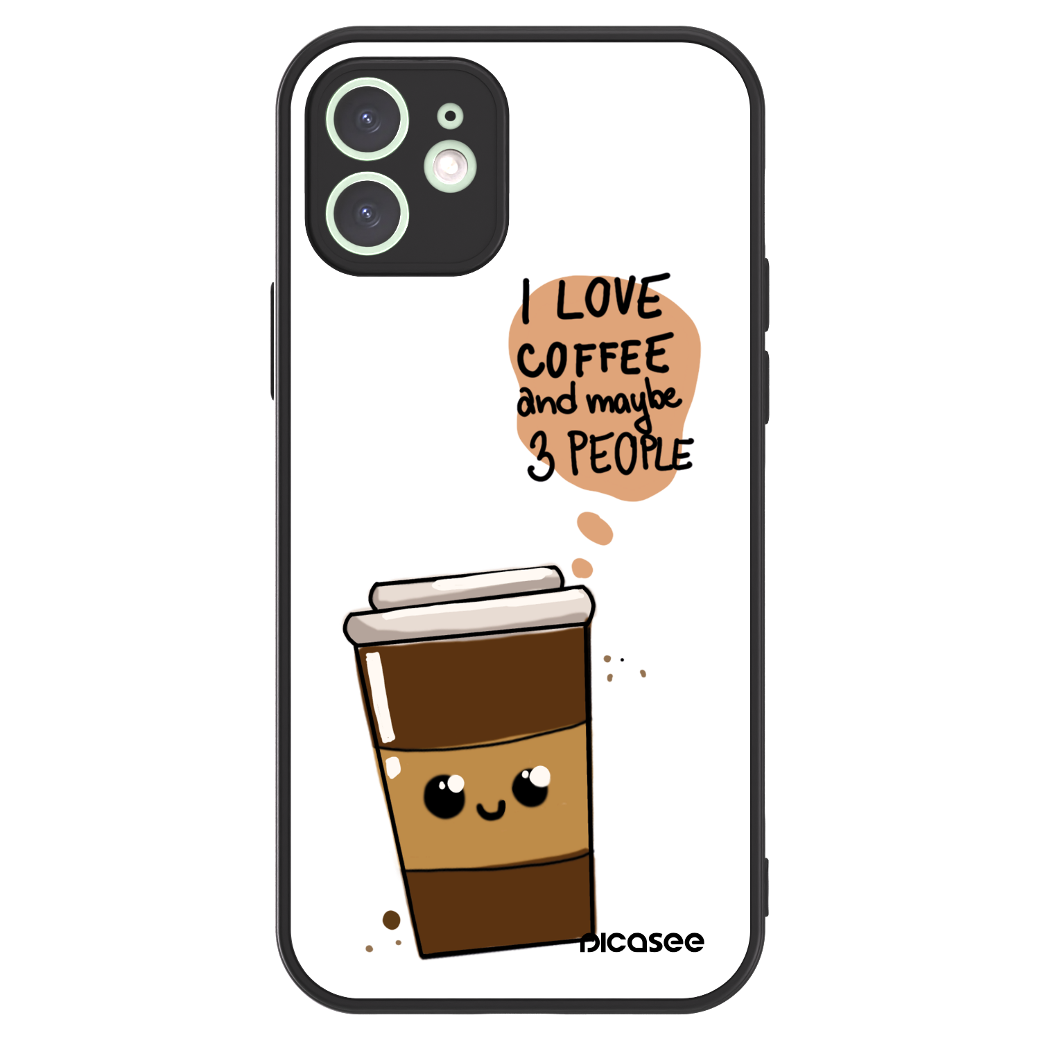Picasee ULTIMATE CASE MagSafe pentru Apple iPhone 12 - Cute coffee