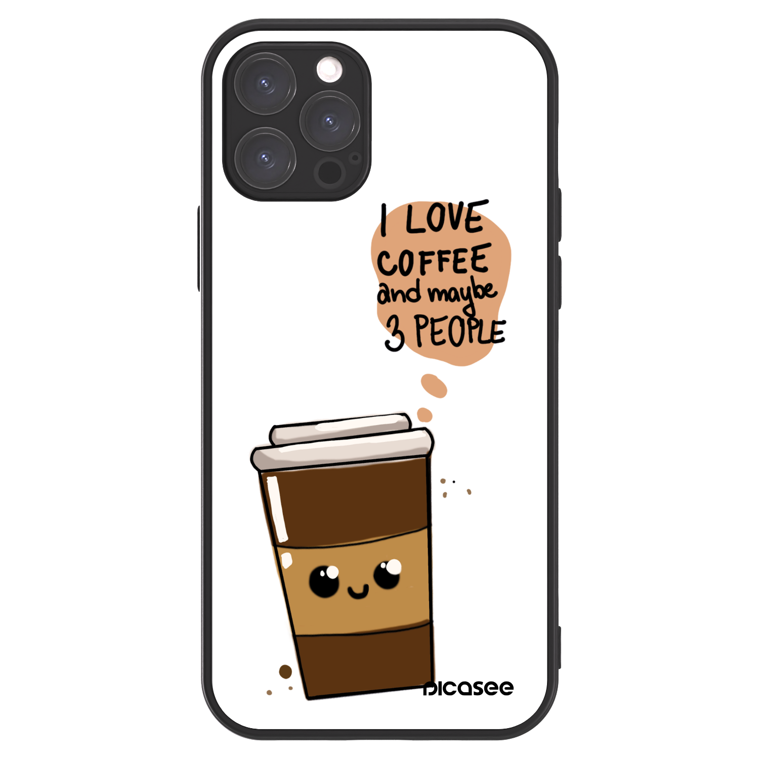 Picasee ULTIMATE CASE MagSafe pentru Apple iPhone 12 Pro - Cute coffee
