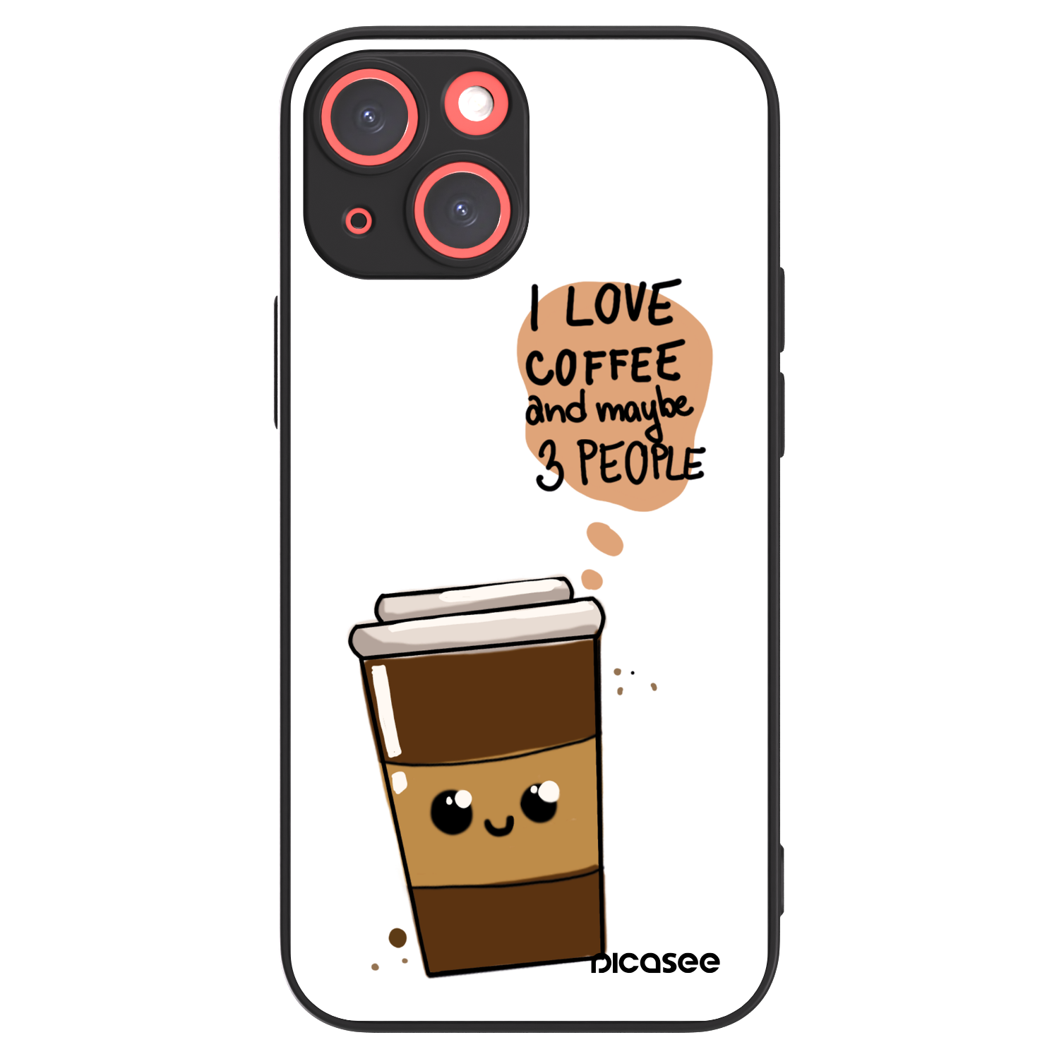 Picasee ULTIMATE CASE MagSafe pentru Apple iPhone 13 mini - Cute coffee