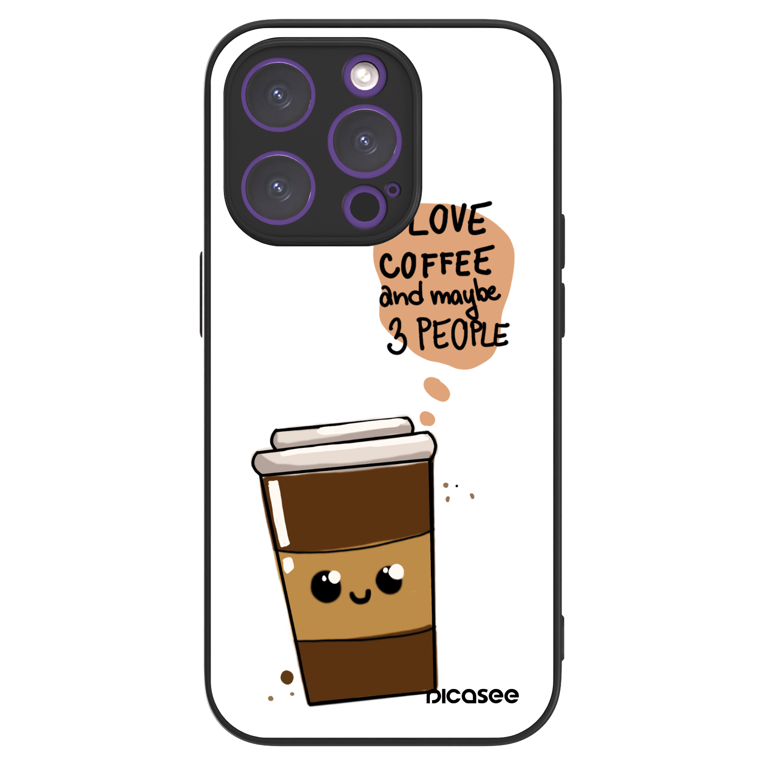 Picasee ULTIMATE CASE MagSafe pentru Apple iPhone 14 Pro - Cute coffee