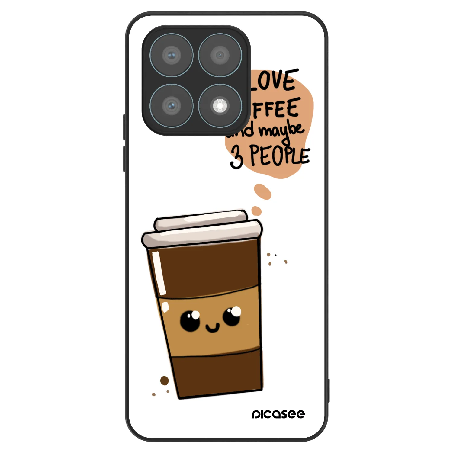 Picasee ULTIMATE CASE pentru Honor X8a - Cute coffee