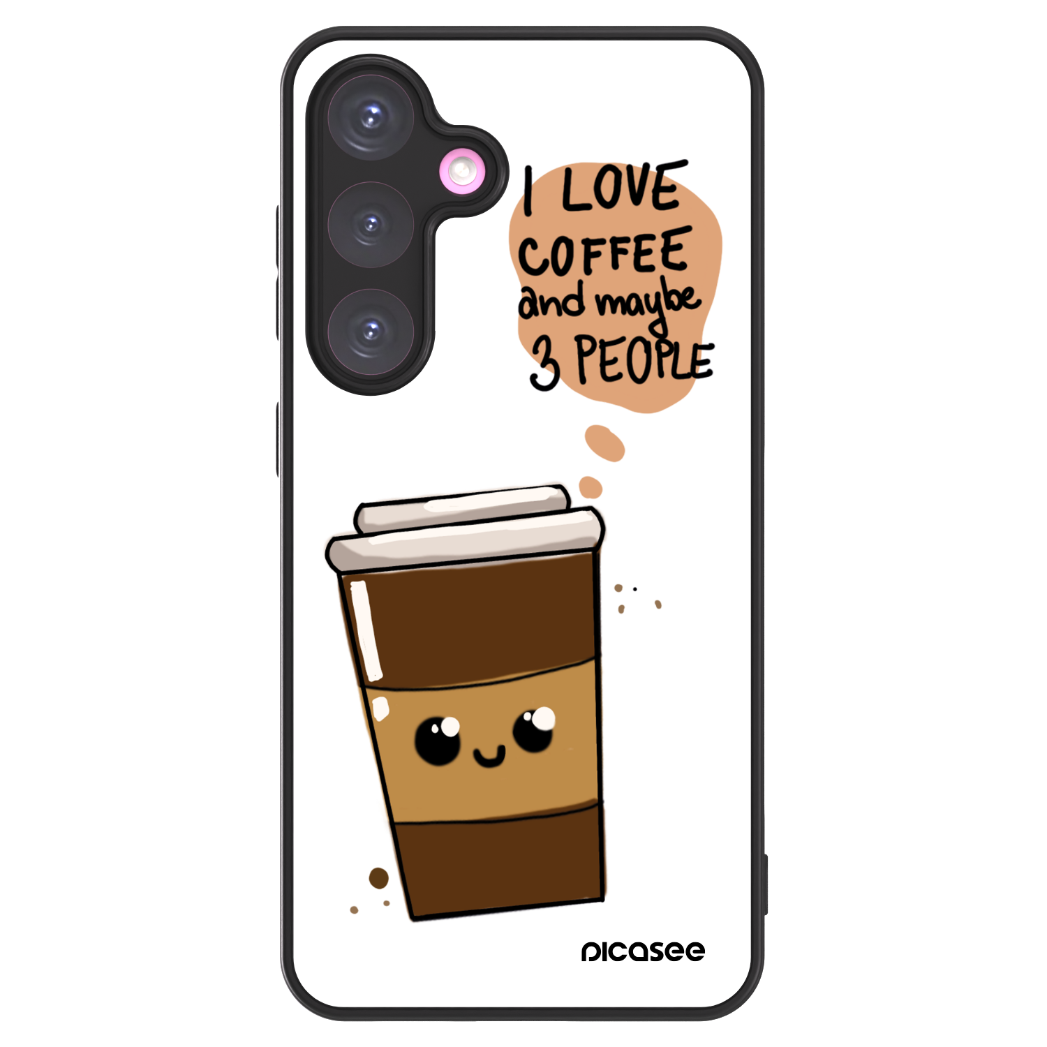 Picasee ULTIMATE CASE PowerShare pentru Samsung Galaxy S24+ S926B 5G - Cute coffee