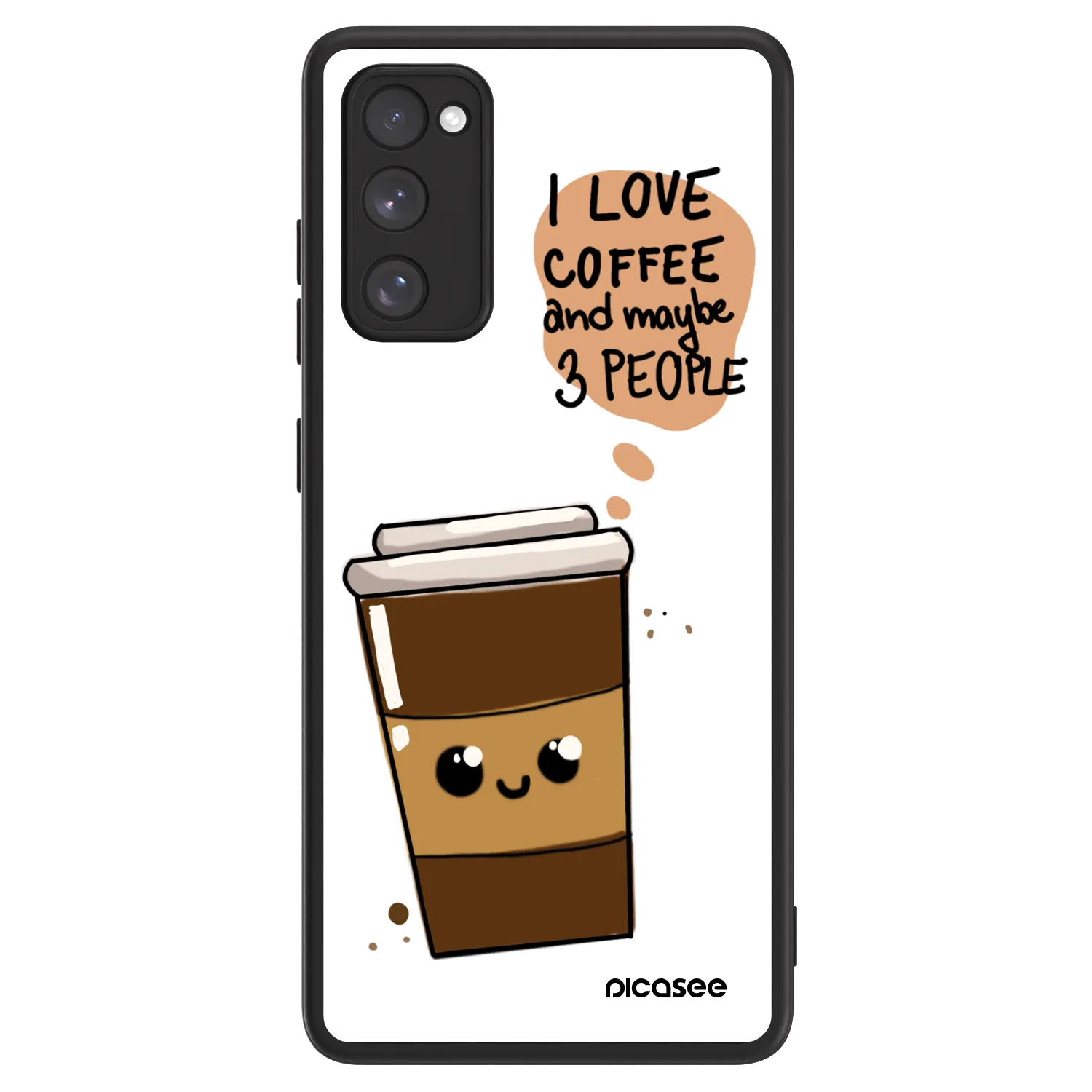 Picasee ULTIMATE CASE PowerShare pentru Samsung Galaxy S20 FE - Cute coffee