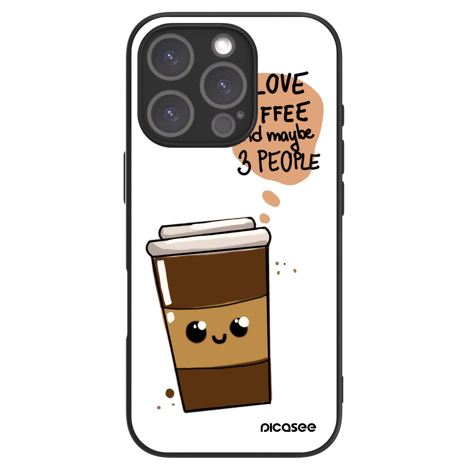 Picasee ULTIMATE CASE pentru Apple iPhone 16 Pro - Cute coffee