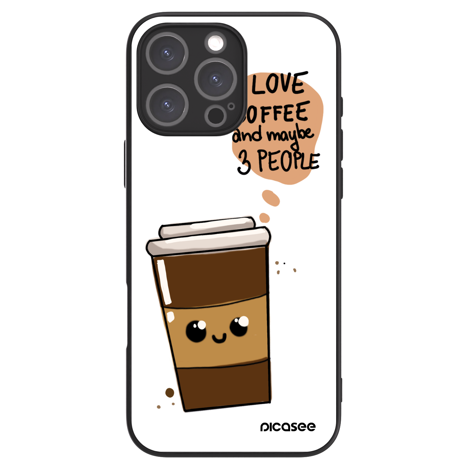 Picasee ULTIMATE CASE pentru Apple iPhone 16 Pro Max - Cute coffee