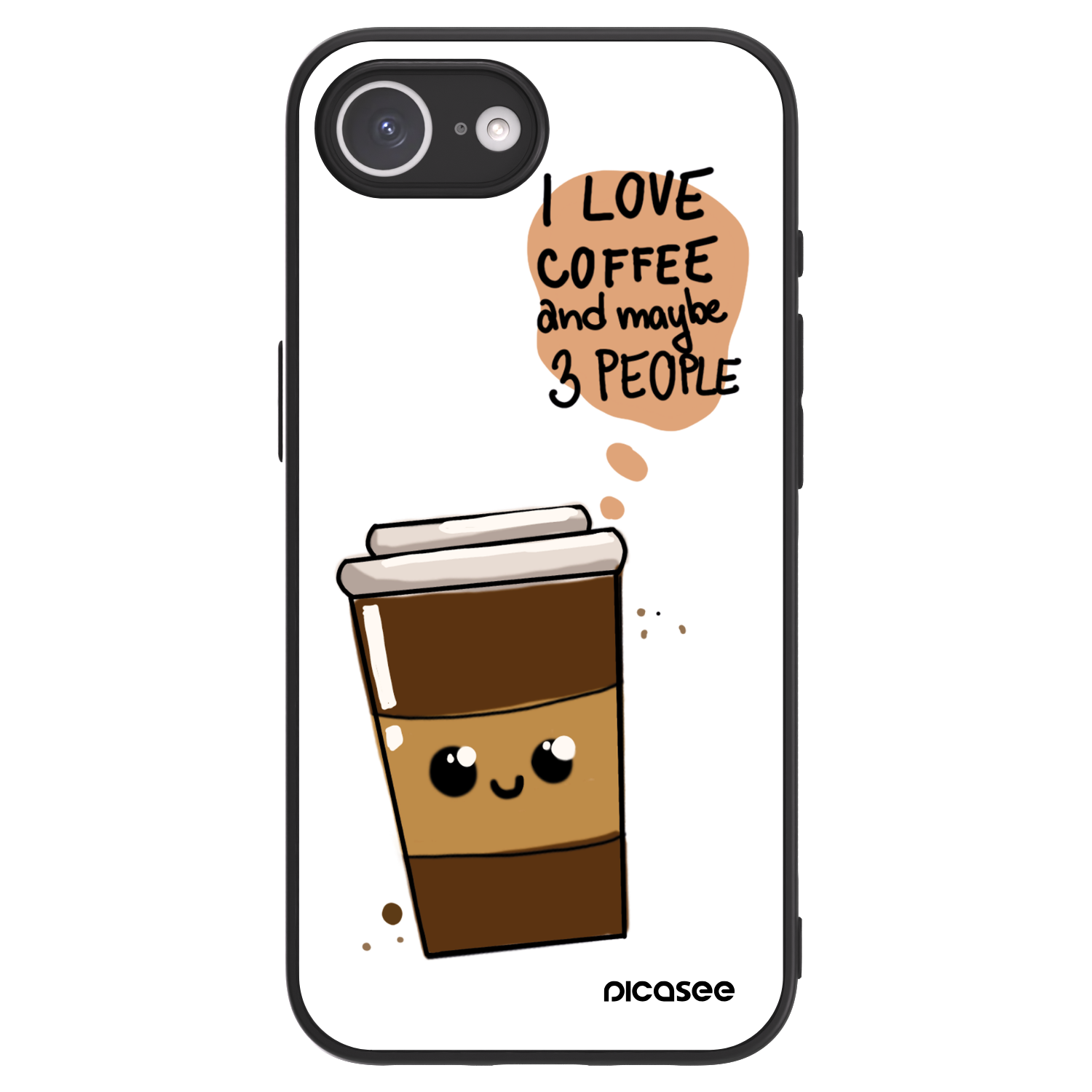 Picasee ULTIMATE CASE pentru Apple iPhone 16e - Cute coffee