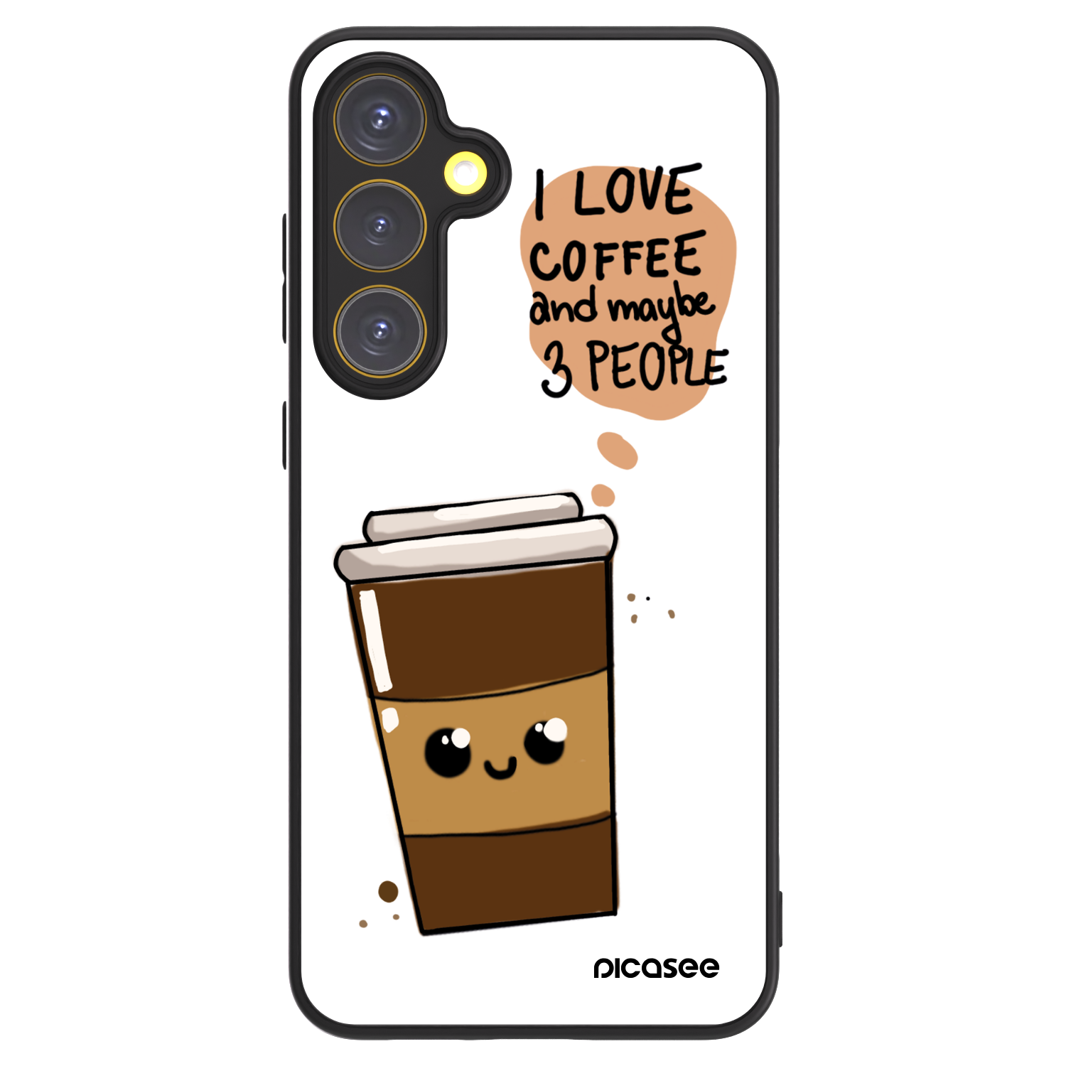 Picasee ULTIMATE CASE pentru Samsung Galaxy S24 FE S721B - Cute coffee