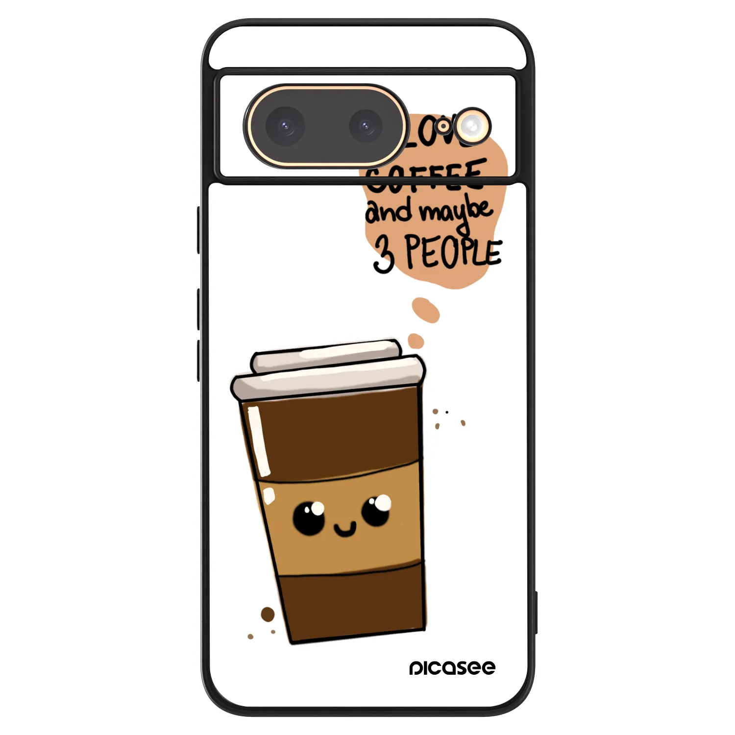Picasee ULTIMATE CASE pentru Google Pixel 8 - Cute coffee