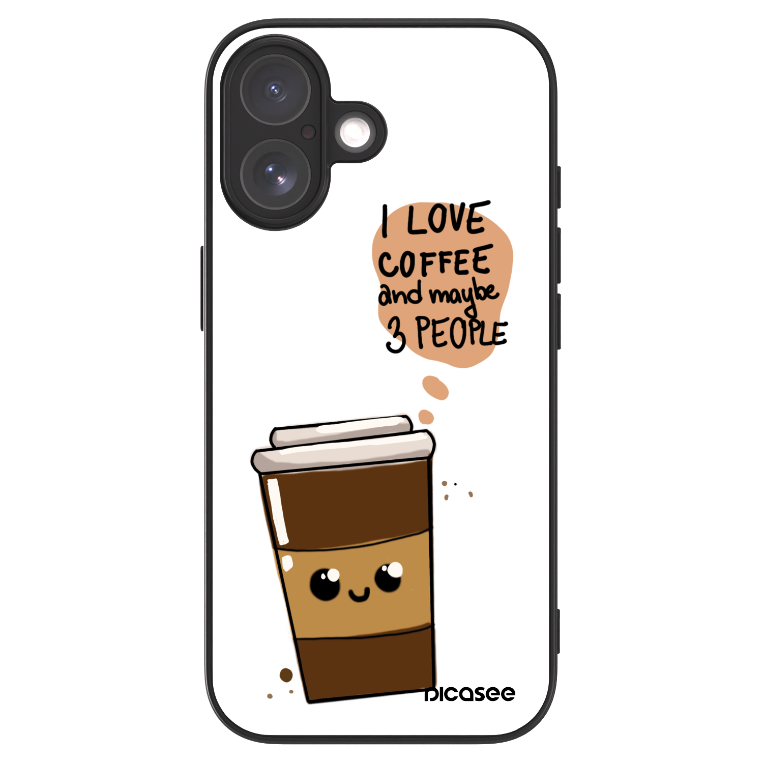 Picasee ULTIMATE CASE MagSafe pentru Apple iPhone 17 - Cute coffee