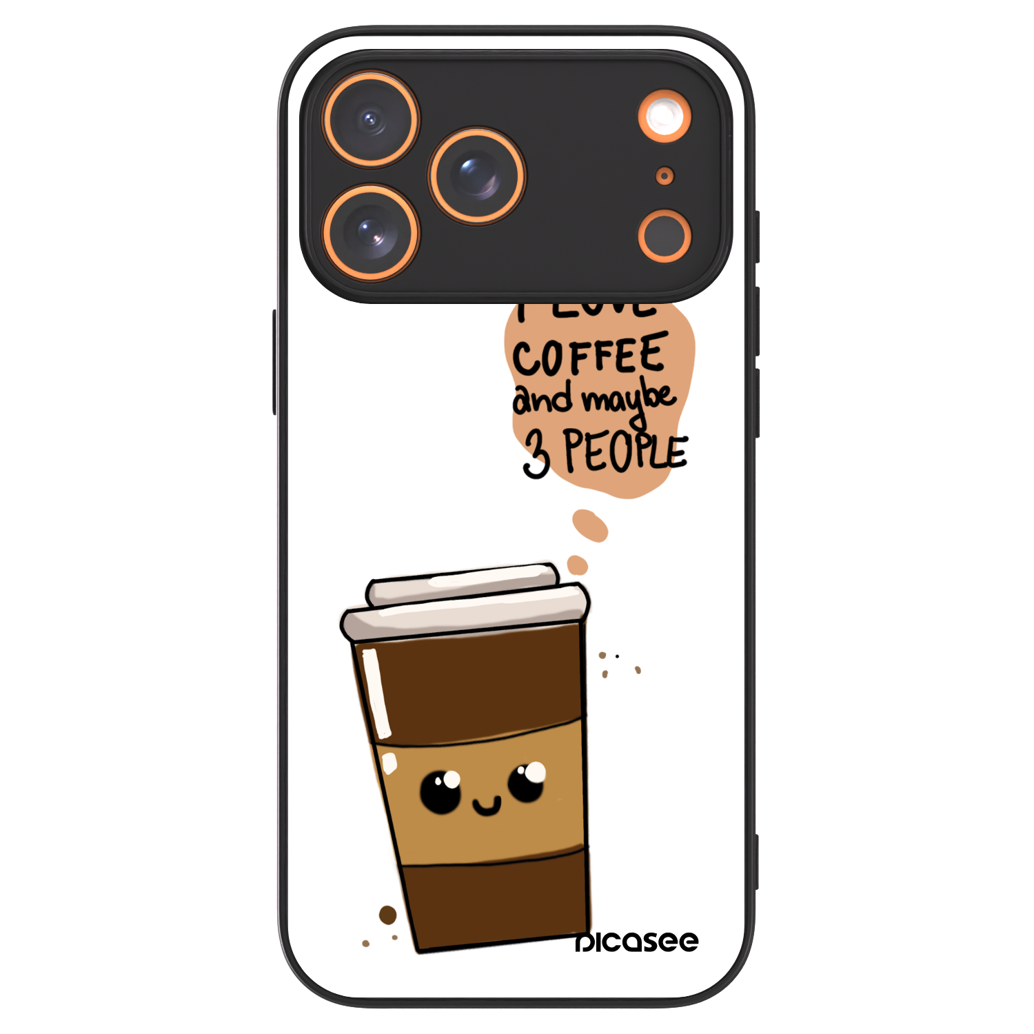 Picasee ULTIMATE CASE MagSafe pentru Apple iPhone 17 Pro Max - Cute coffee