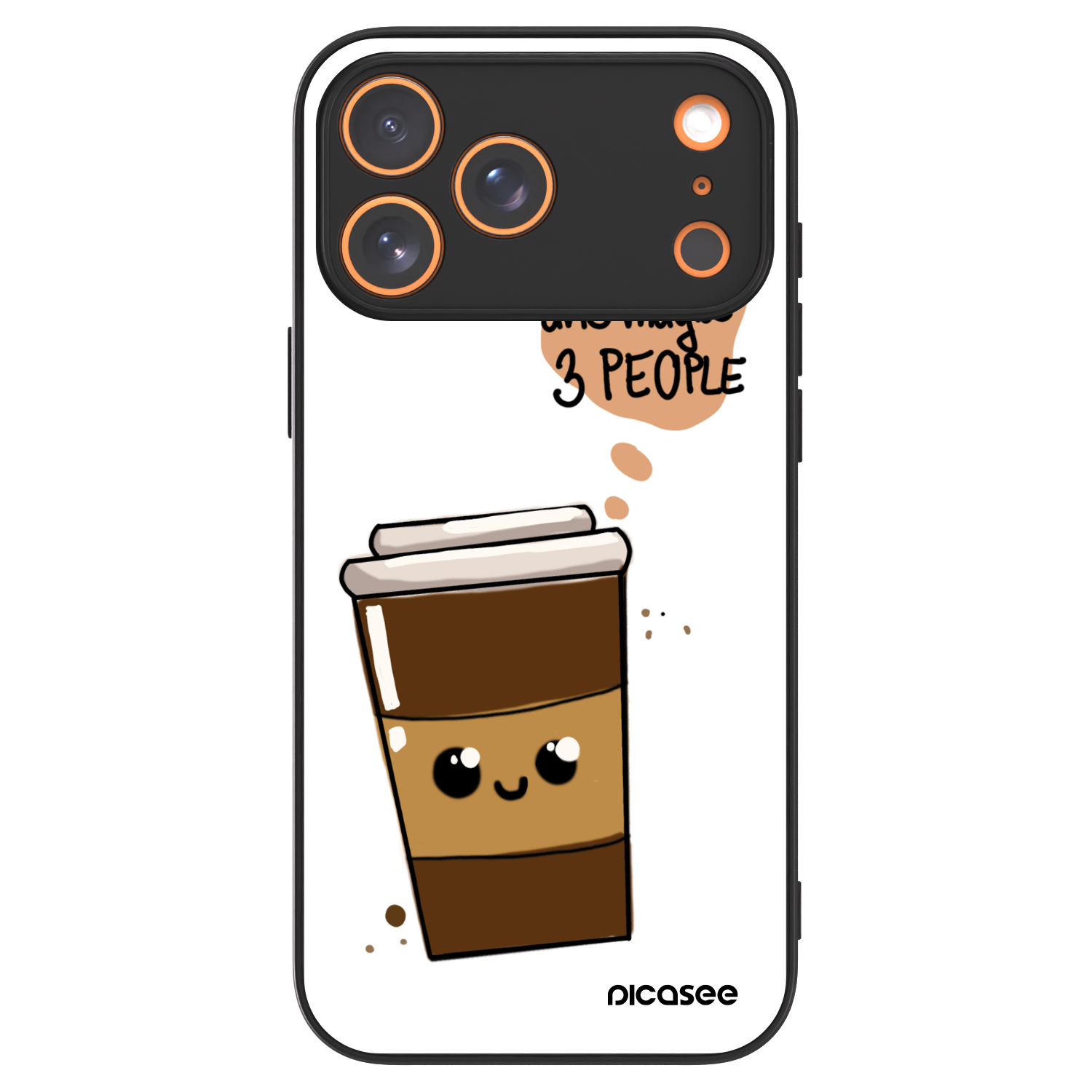 Picasee ULTIMATE CASE pentru Apple iPhone 17 Pro Max - Cute coffee