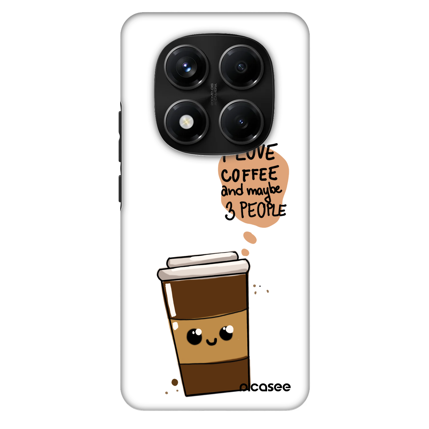 Picasee Fashion Case pentru Xiaomi Redmi Note 14 Pro+ 5G - Cute coffee
