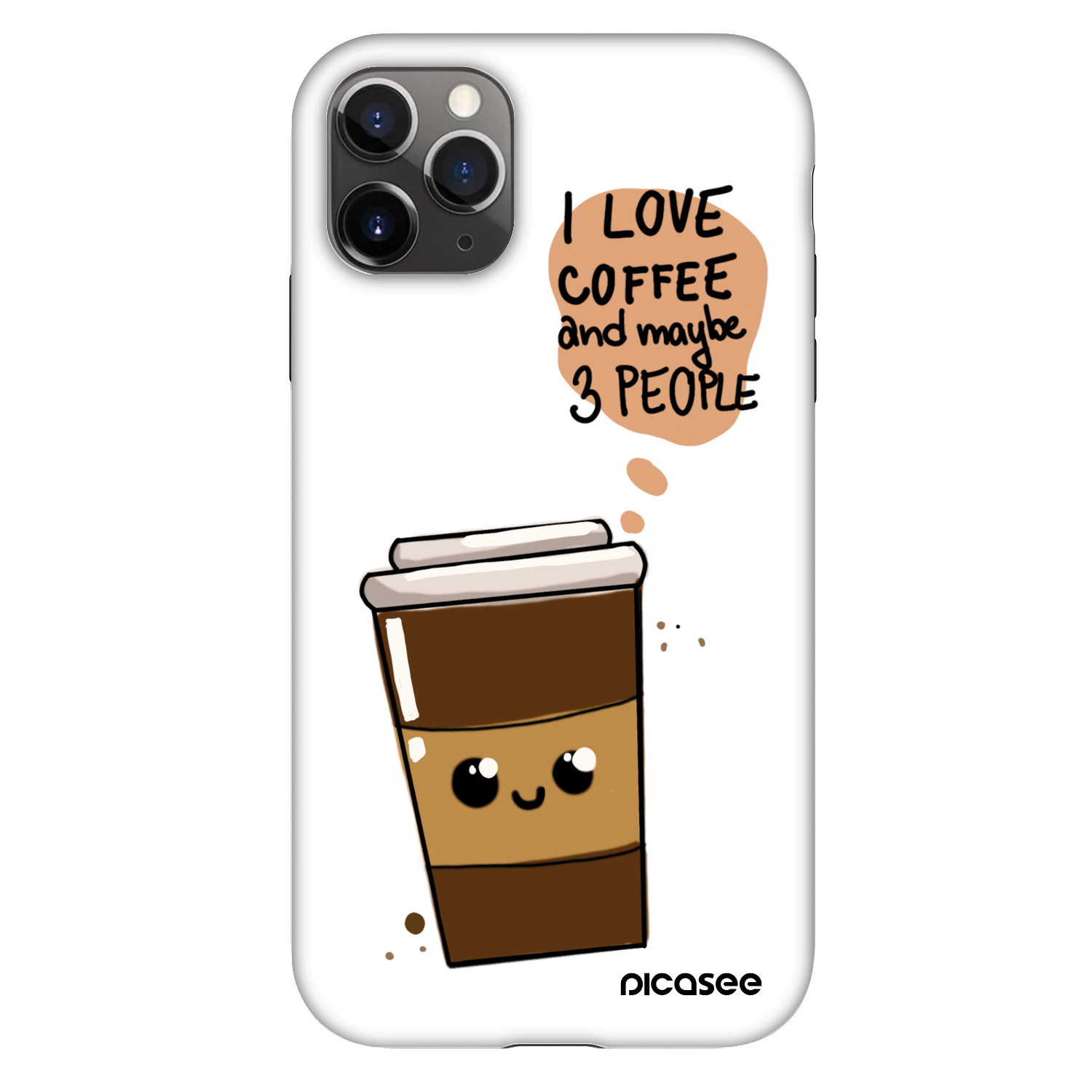 Picasee Fashion Case pentru Apple iPhone 11 Pro - Cute coffee