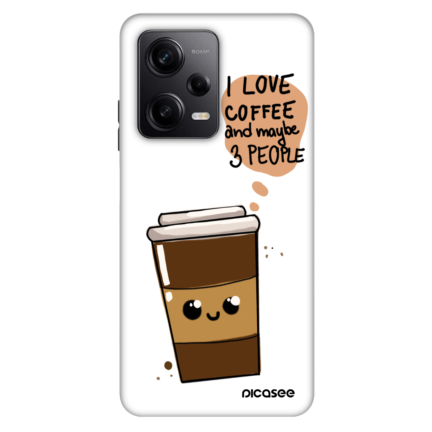 Picasee Fashion Case pentru Xiaomi Redmi Note 12 Pro+ 5G - Cute coffee