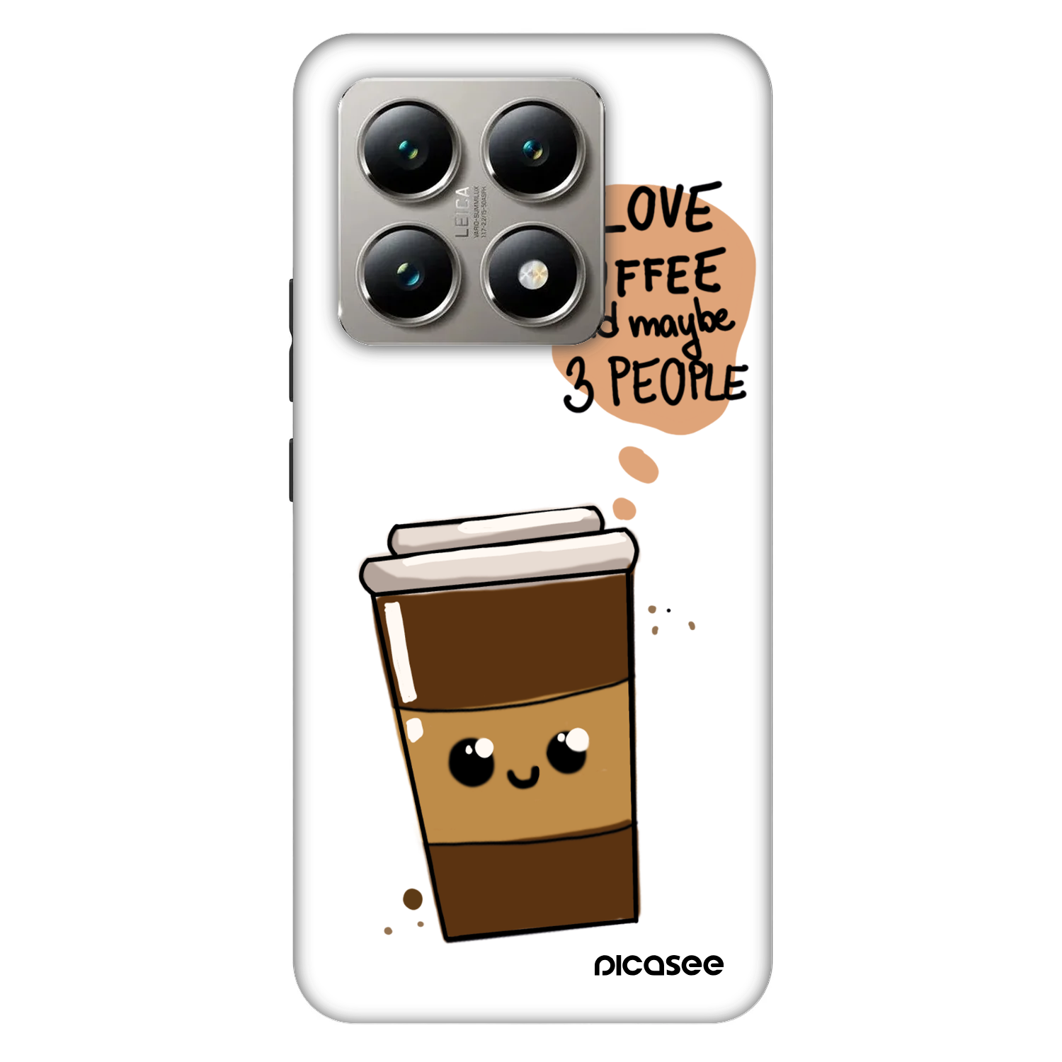 Picasee Fashion Case pentru Xiaomi 14T - Cute coffee
